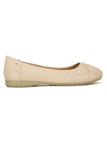 Image of Bata Comfit Womens Pleated Ballerina E Ballet Flat