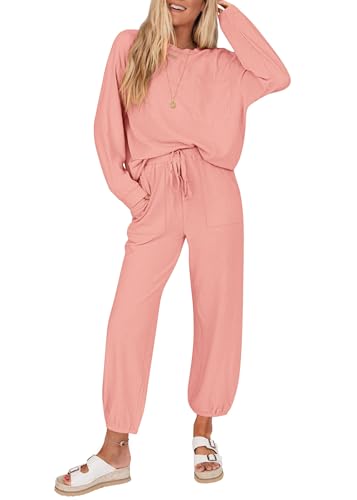KIRUNDO Womens Lounge Set Postpartum Going Home Outfits(Pink, M) - image 1