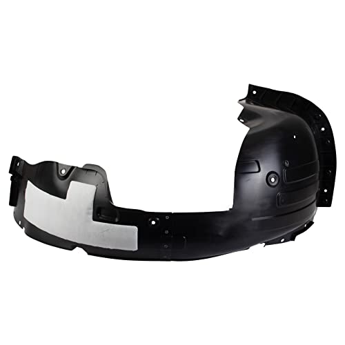 TRQ Front Right Inner Fender Liner Black Passenger Side Compatible with 2019-2021 Kia Forte KI1249159