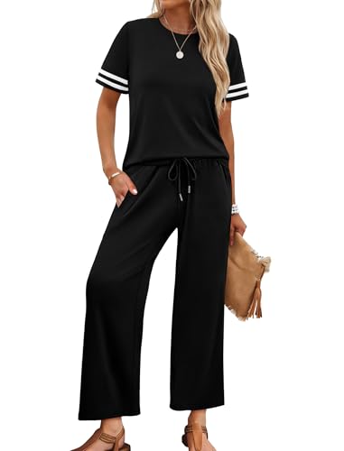 Save 30% on WIHOLL Women's Summer Lounge Sets with Code RBKF6RYX