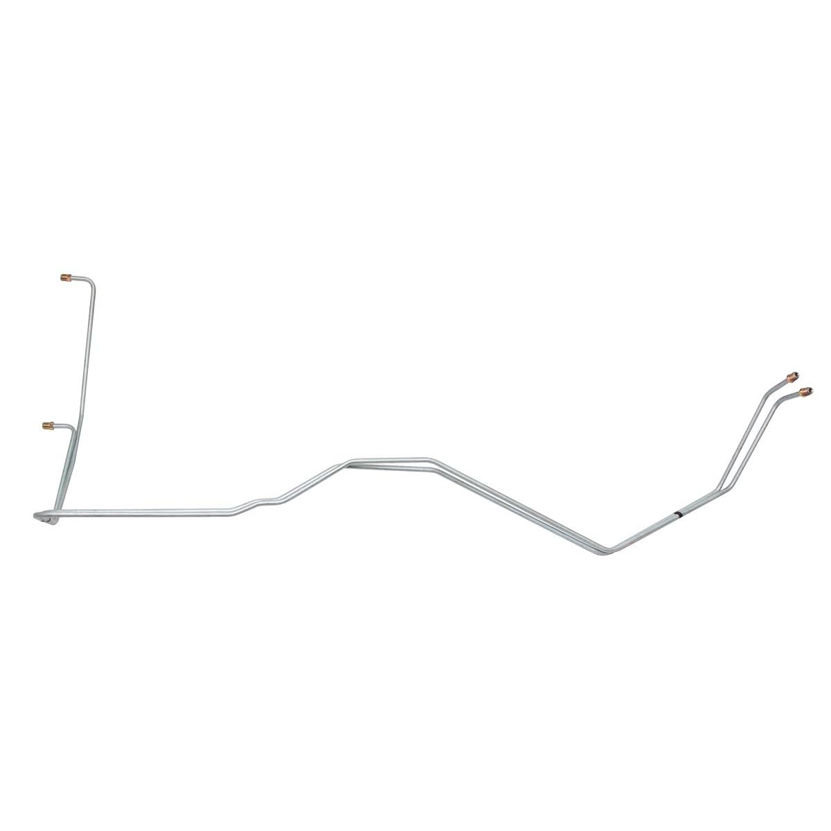Inline Tube Compatible with 1988-94 Chevrolet GMC Truck 2WD 700R4 5/16" Trans Cooler Lines 2pc, OE Steel