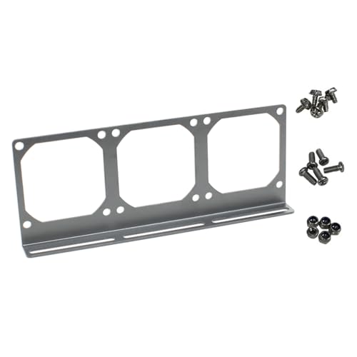 Soporte puente de 8 cm para ventilador de memoria y CPU, marco para enfriamiento de tarjetas gráficas, soporte galvanizado para ventiladores miniatura 1
