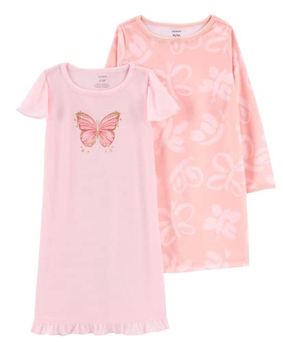Robe de nuit fille Carter's rose papillon idéale pour le sommeil des 4-5 ans