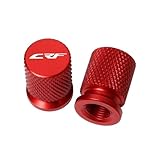 Luftdichte Ventilkernabdeckung Für Hon@&da CRF250L CRF300L Rally CRF125 CRF150 CRF250 CRF 125 150 250R 300L 450R 250 450 R X RX Reifenventilkappenabdeckung Motorradteile(Red)