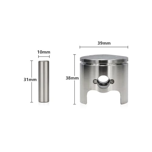 Kit de cilindro de 39 mm para motosierras de 38cc y juntas de motor 3