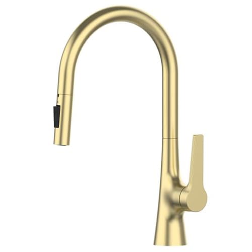 Robinet de cuisine extractible gris anthracite mitigeur pivotant 360