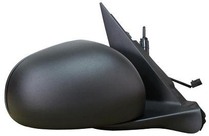 CG94 Retrovisor mecánico izquierdo [lado del conductor] para coche: 500L – Carcasa negra – Cristal ASF.