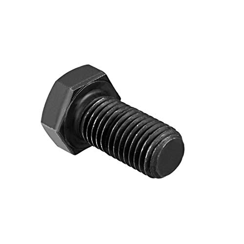 Image of uxcell M16x30 mm Hex Head Left Hand Screw Bolts Fastener Carbon Steel Black 1pcs