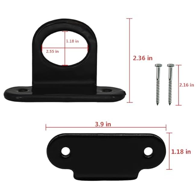 Resistance Band Wall Anchor(3 PCS Black),Heavy Duty Resistance Bands Wall Mount,Adjustable Resistance Band Hooks,Wall Anchor For Resistance Bands For Home Gym Workouts