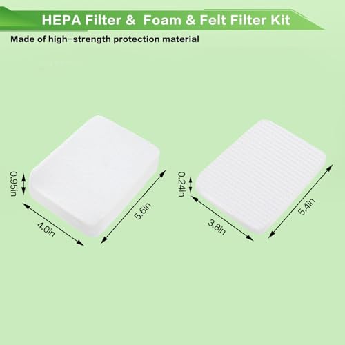 Image of Foam Filters Replacement for Shark Pet ZU102 ZU100 ZU81 ZU75 Pet Pro ZU60 ZU62 ZU62C ZU62NP Swivel Pro ZU51 NV151 NV150 NV250 NV255 CU50WM Pet Plus NV251 NV255 Navigator Upright Vacuum, Part 1239FT60
