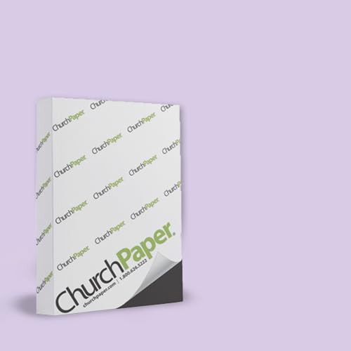 Colored Paper, 24 lb Orchid Printer Paper, 8.5 x 11-1 Ream (500 Sheets) - Made in the USA, Pastel Paper 110-24-10 - replacement for Hammermill Orchid