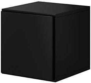 BMF Roco R-05 Small Cabinet 37cm Wide Black Matt Modern Living Room