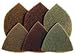 Dynabrade 93644 Triangular 320 Grit A/O Vacuum PSA DynaCut Dynafine Disc(Qty 50)