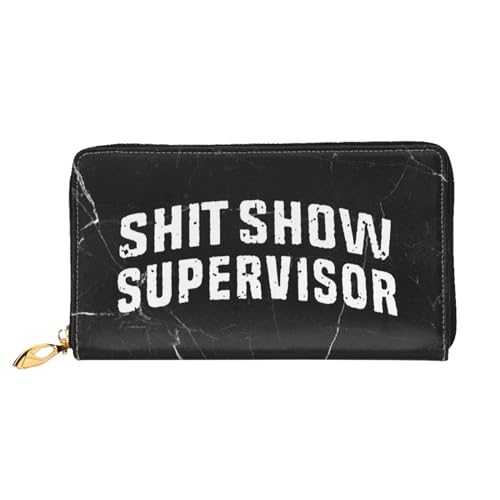 Shit Show Supervisor Wallet Card Bag2