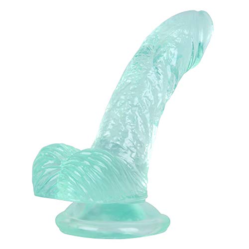 WZFQ 16cm Petit Silicone avec Ventouse Portable avec Ventouse pour Dames Couple Vert Cover
