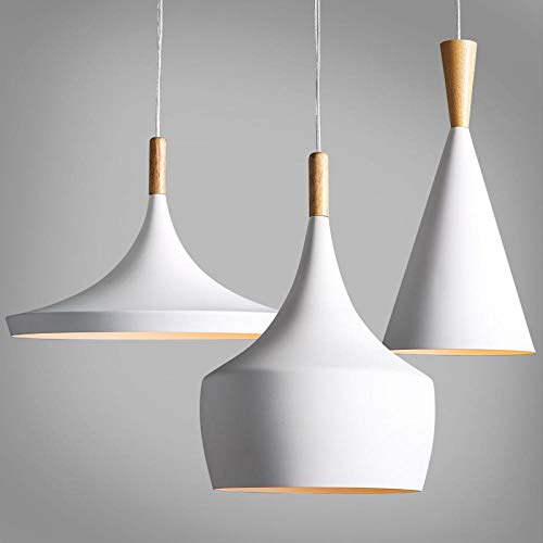 Preisvergleich Produktbild Bürolampen, Massivholzkunst, Musikinstrument-Kronleuchter, Aluminium-Drei-Kopf-Esszimmerleuchten, Cafe Study Lights, Bürobeleuchtung, 5