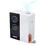 LYNNEYING Smart Scent Machine, Waterless Essential Oil Diffuser, 6.76 Oz 17657 Cu Ft Coverage, LCD Touch Screen, WiFi Bluetooth App Control, HVAC Compatible, for Hotel Office Home(Black)