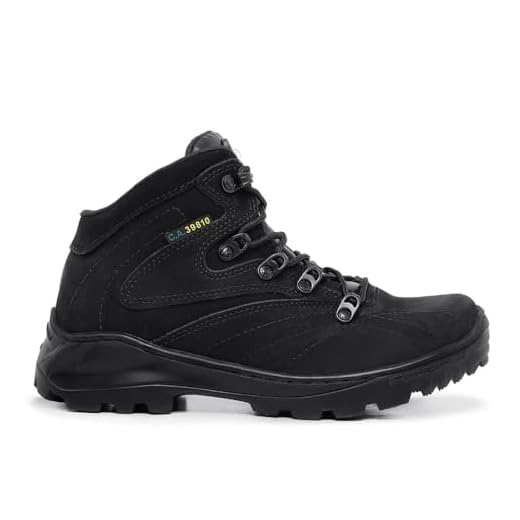 Bota Coturno Adventure Acero Advanced Cano Curto Militar Trilha Preto com C.A (Preto, BR, Adulto, Numérico, 37)