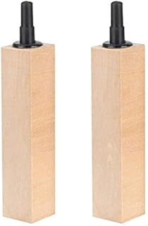 2Pcs/Set Wooden Air Bubble Stone Diffuser Air Stone Cylinder Fine Bubbles Air Pump Accessories for Hydroponics Aquarium Tank Pump(L)
