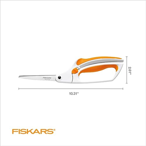 Fiskars No.8 Premier Easy Action Bent Scissors 10-Inches - image 3