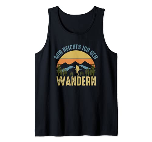 Mir reichts ich geh Wanderlust Outdoor - Idea de regalo Camiseta sin Mangas
