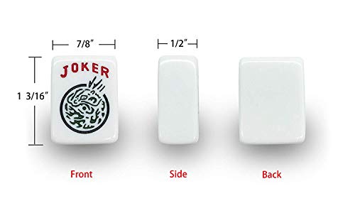Set de Mahjong Americano con Bolsa Roja y 166 Fichas miniatura 5