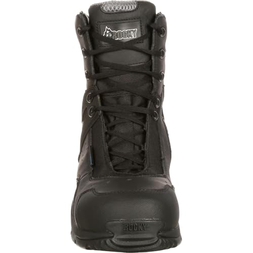ROCKY 1st Med Carbon Fiber Toe Puncture-Resistant Side-Zip Waterproof Public Service Boot3