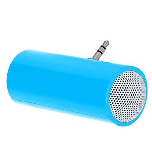 Image of JTLB Wireless Mini Speaker, Clear Audio Portable Plug Speaker with 3.5Mm Jack for Cell Phones and Tablets, Easy to Carry, Compatible with All Digital Devices (Blue)