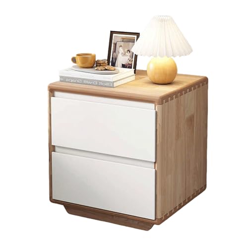 Table de chevet en bois rustique de qualité supérieure avec rangement