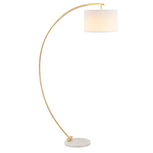 SAFAVIEH Lighting Collection Madigan Contemporary Gold/White 70-i...