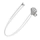 WRITWAA Shell Pearl Necklace Boho Style Pendant Charm Locket Necklace for Women Beach Party Jewelry