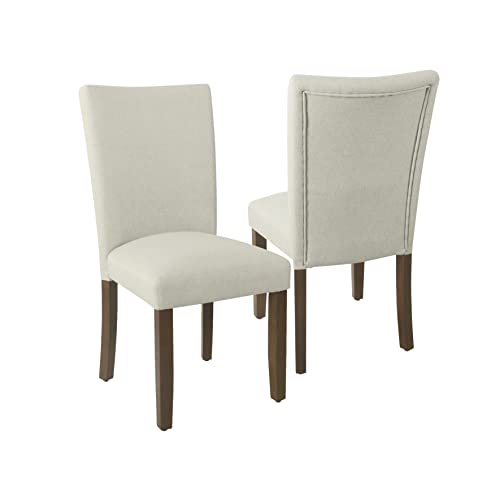 Image of HomePop Classic Parsons Dining Chair - Gray Woven (Set of 2)