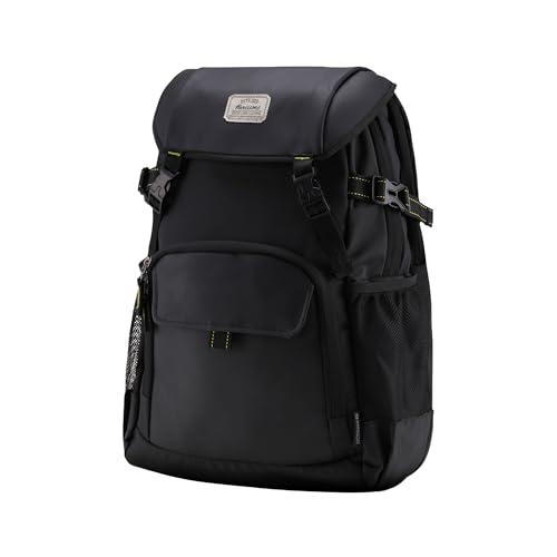 Image of HARISSONS RHINO Laptop Backpack | 30L | Fits 15.6 inch Laptop | 420D PU-Coated Polyester & Vegan Leather | Office, Commute & Travel | Laptop Protection, Trolley Sleeve, Organizer