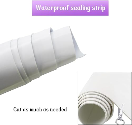 Tapis isolant en mousse EVA à cellules fermées avec rouleau adhésif blanc - 4