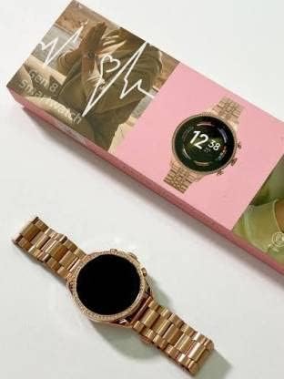 CARE CASE Gen 8 Rose Gold Daimond Edition Stainless Steel Women Bluetooth Calling Gift Smartwatch (B0D6KX7PYH) Amazon Price History, Amazon Price Tracker