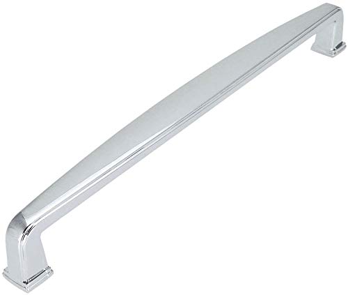 Cosmas 10 Pack 4392-192CH Polished Chrome Modern Cabinet Hardware Handle Pull - 7-1/2