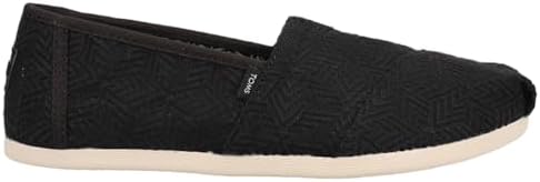 TOMS Womens Alpargata Slip On Flats Casual - Black - Size 6.5 B | Image 2