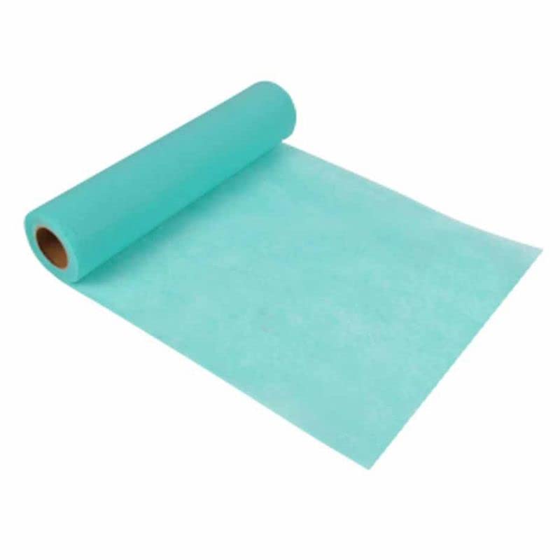 Paris Prix - Chemin De Table Jetable 'intissé' 30cmx7m Menthe