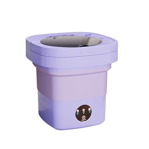 Zambuph Máquina de esterilización con luz azul para el hogar, ropa interior fácil de almacenar, lavadora plegable, toallas, Etc, Púrpura