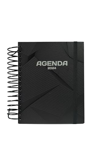 School Diary Page by Day, black