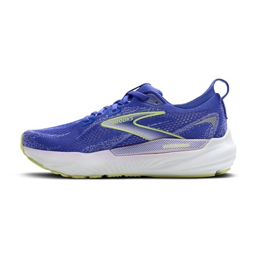 Brooks Women’s Glycerin GTS 22 Supportive Running Shoe - Amparo Blue/Hyper Iris/Yellow - 10.5 Medium