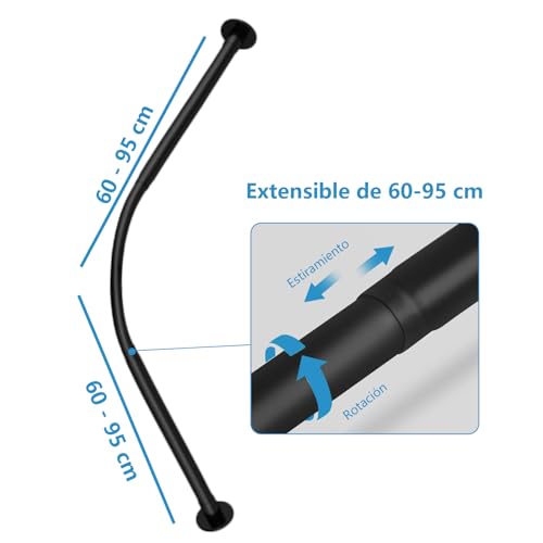 Opiniones de Cortinero para Baño en Escuadra Walmart de esta semana. 6 Imagen adicional