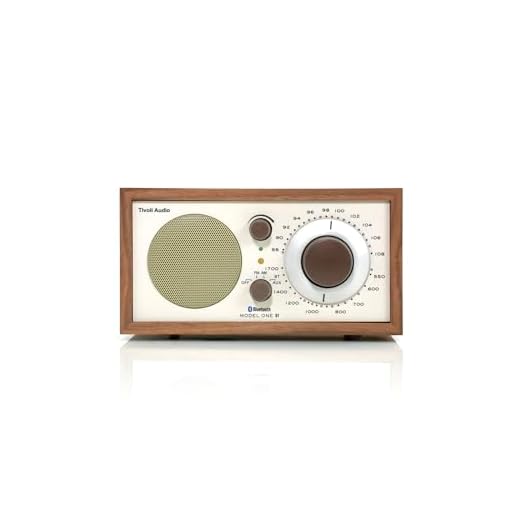 Tivoli Audio Model One Bluetooth AM/FM Radio in Walnut/Beige