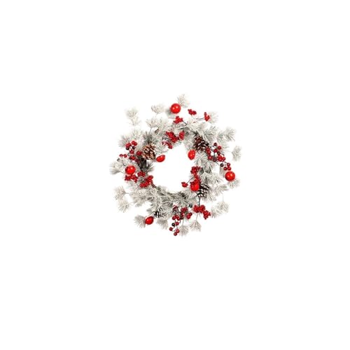 Décoration de Noël extérieure 2pc pour porte d'entrée de maison en 40cm