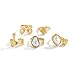 LKingel Chunky Gold Rings Set for Women Gold Baroque Pearl Rings Open Adjustable Pearl Ring Stacking Knuckles Rings Set Boho Prom Costume Fashion Jewelry for Women 2026
