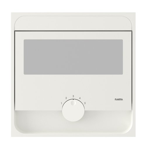 ナスタ 戸建ポスト口金 Qual(クオール) ホワイト×ライトグレー 口金15cm