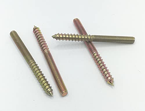 Image of Hanger Bolt M6x70 Double Headed Bolt Self-Tapping Screw for Furniture 20Pcs