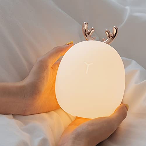 Lámpara de mesa de noche LED de silicona recargable USB miniatura 6