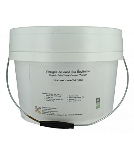 Vinaigre de coco bio & équitable RHD - Seau de 10 Kg (10,8 L) Cover
