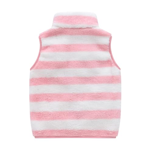 Moily Boys Girls Fleece Vest Full-zip Warm Sleeveless Outwear Stand Collar Thick Sherpa Jacket Kids Fall Winter Clothes2